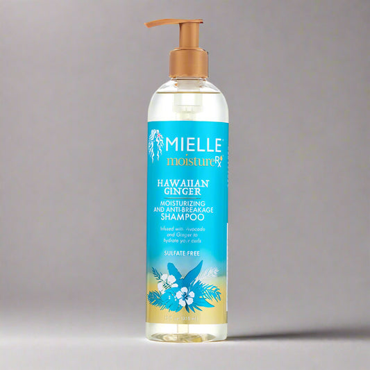 Mielle Organics Moisture RX Hawaiian Ginger Anti Breakage Shampoo for Dry & Damaged Curls